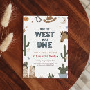 Search for cow print birthday invitations Wild west birthday