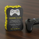 Search for video game thank you cards Yellow