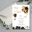 Search for cocktail 50th birthday invitations Watercolor