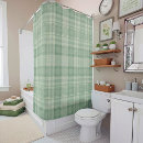 Search for green shower curtains Plaid
