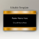 Search for gold text business cards Stylish