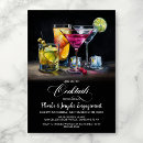 Search for cocktail engagement party invitations Martini