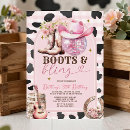 Search for bling invitations Boots and bling