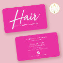 Search for silver foil business cards Hair stylist
