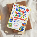 Search for back to school party invitations Goodbye summer hello school