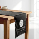 Search for black and white table runners Branded