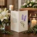 Search for lavender funeral cards Celebration of life