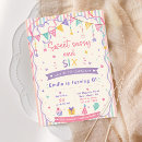Search for sweet and sassy birthday invitations Watercolor