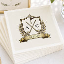 Search for crest monogram napkins Traditional classic classy