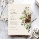 Search for pine cone wedding invitations Berries