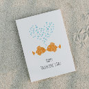 Search for funny fish valentines day cards Heart