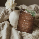 Search for rustic wedding invitations String lights