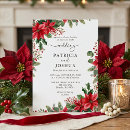 Search for christmas wedding invitations Red holly berries