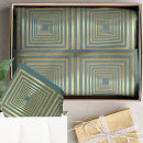 Search for gold foil tissue paper Teal