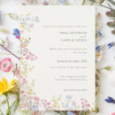 Search for meadow wedding invitations Elegant modern floral