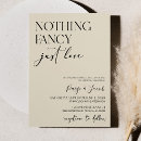 Search for plain wedding invitations Minimal minimalist modern