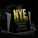 Search for new years eve party invitations Glitter