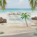 Search for beach save the dates Palm tree