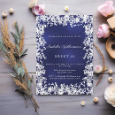 Search for snow white birthday invitations Blue and white