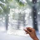 Search for snowflake quinceanera invitations Snowflakes