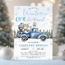 Search for blue truck birthday invitations For kids
