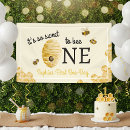 Search for bee first birthday posters Cute