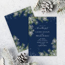 Search for winter wedding invitations Silver