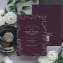 Search for plum wedding invitations Qr code