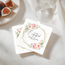 Search for blush pink wedding napkins Engagement party