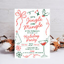 Search for holiday invitations Red and green