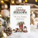 Search for western christmas invitations Watercolor