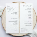 Search for elegant wedding programs Order of ceremony