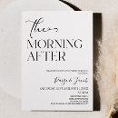 Search for breakfast wedding invitations The morning after