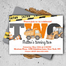 Search for construction 2nd birthday invitations Turning two