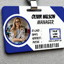 Search for employee badges Photo barcode qr code