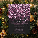 Search for pink christmas invitations Sparkle