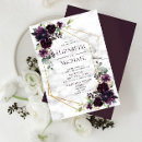 Search for plum wedding invitations Gold