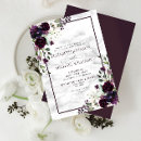 Search for plum wedding invitations Purple