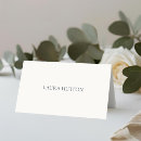 Search for ivory place cards Modern