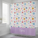 Search for pink and purple shower curtains For her