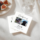 Search for pet cocktail wedding napkins Minimalist