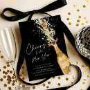 Search for ring in the new year invitations Gold and black