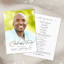 Search for funeral programs Black white
