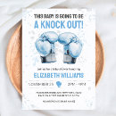 Search for boxing baby shower invitations Blue