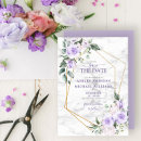 Search for lavender save the dates Purple