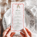 Search for ribbon wedding menus Elegant