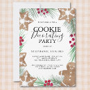 Search for cookie decorating invitations Gingerbread man