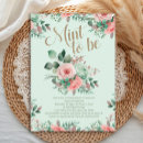 Search for mint and gold bridal shower invitations For her