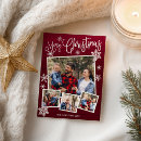 Search for affordable photo christmas cards Red