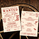 Search for rodeo bachelorette party invitations Western